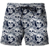 3D All Over Print Skull Flower Shirts