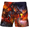 3D All Over Print Dragon Zip Hoodie