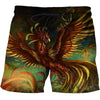 3D All Over Printing Phoenix Flying Shirts
