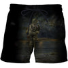 Army- Paratrooper Man Standing On The Shore