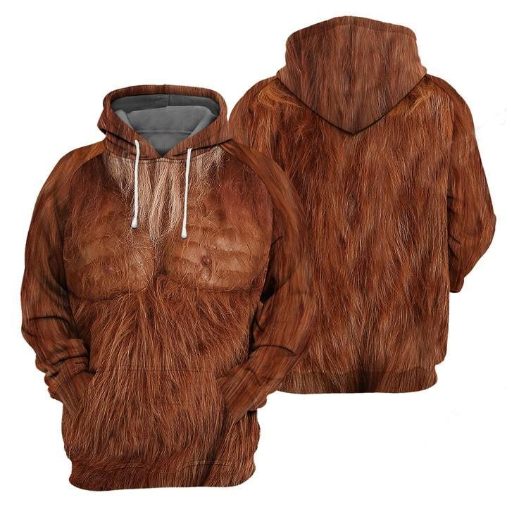 Awesome hoodie 3d all print BIGFOOT HOODIE for Men and Women NQ0013