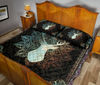 Awesome Hoodied Deer Mandala Quilt Bed Set - NQBD001