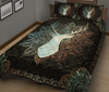 Awesome Hoodied Deer Mandala Quilt Bed Set - NQBD001