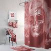 Beautiful skull face Shower Curtains