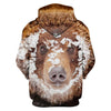 3D All Over Print Bear Hoodie