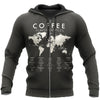 Awesome Hoodie Beautiful Maps Coffee World For Men HBC175