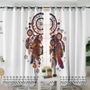 Awesome hoodied Pattern dreamcatcher All Printed 3D Grommet Window Curtains- NQC001