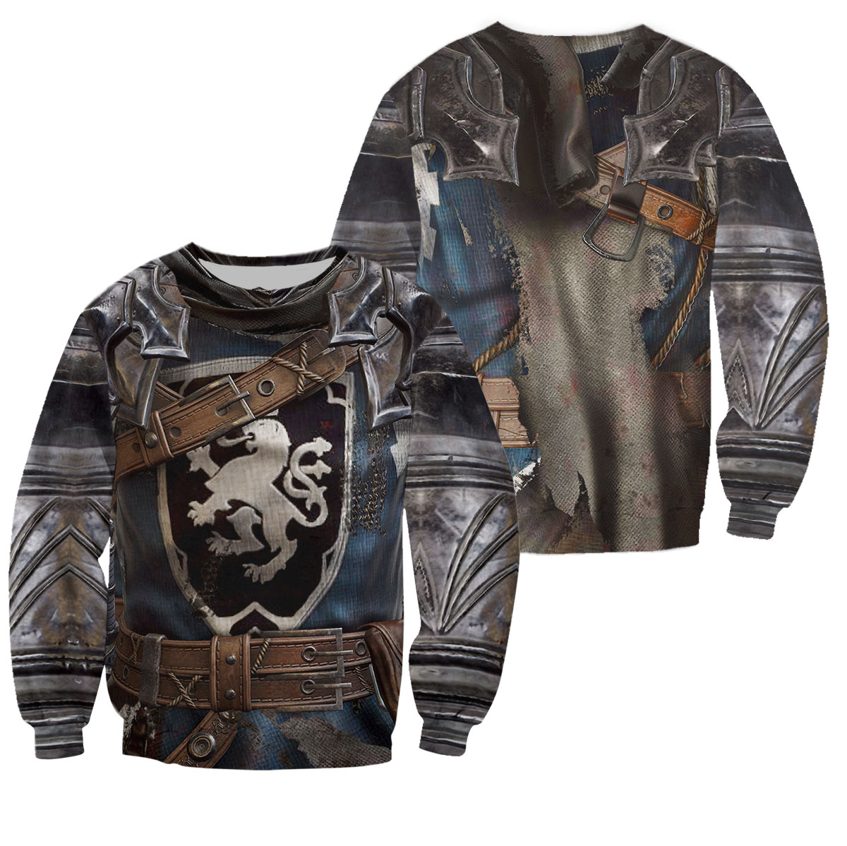 Awesome hoodie 3d all print Blue Knight Armor for Men and Women, T-Shirt, Zip Hoodies, Sweatshirt NQ348