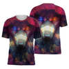 Awesome hoodie 3d all print Blue Red Eyes Wolf for Men and Women, T-Shirt, Zip Hoodies, Sweatshirt NQ411