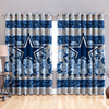 Awesome hoodied Drum Window Curtain Printed 3D Grommet Window Curtains - NQC006