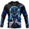 Awesome hoodie 3d all print Blue Thunder Wolf for Men and Women, T-Shirt, Zip Hoodies, Sweatshirt NQ400