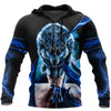 Awesome hoodie 3d all print Blue Thunder Wolf for Men and Women, T-Shirt, Zip Hoodies, Sweatshirt NQ400
