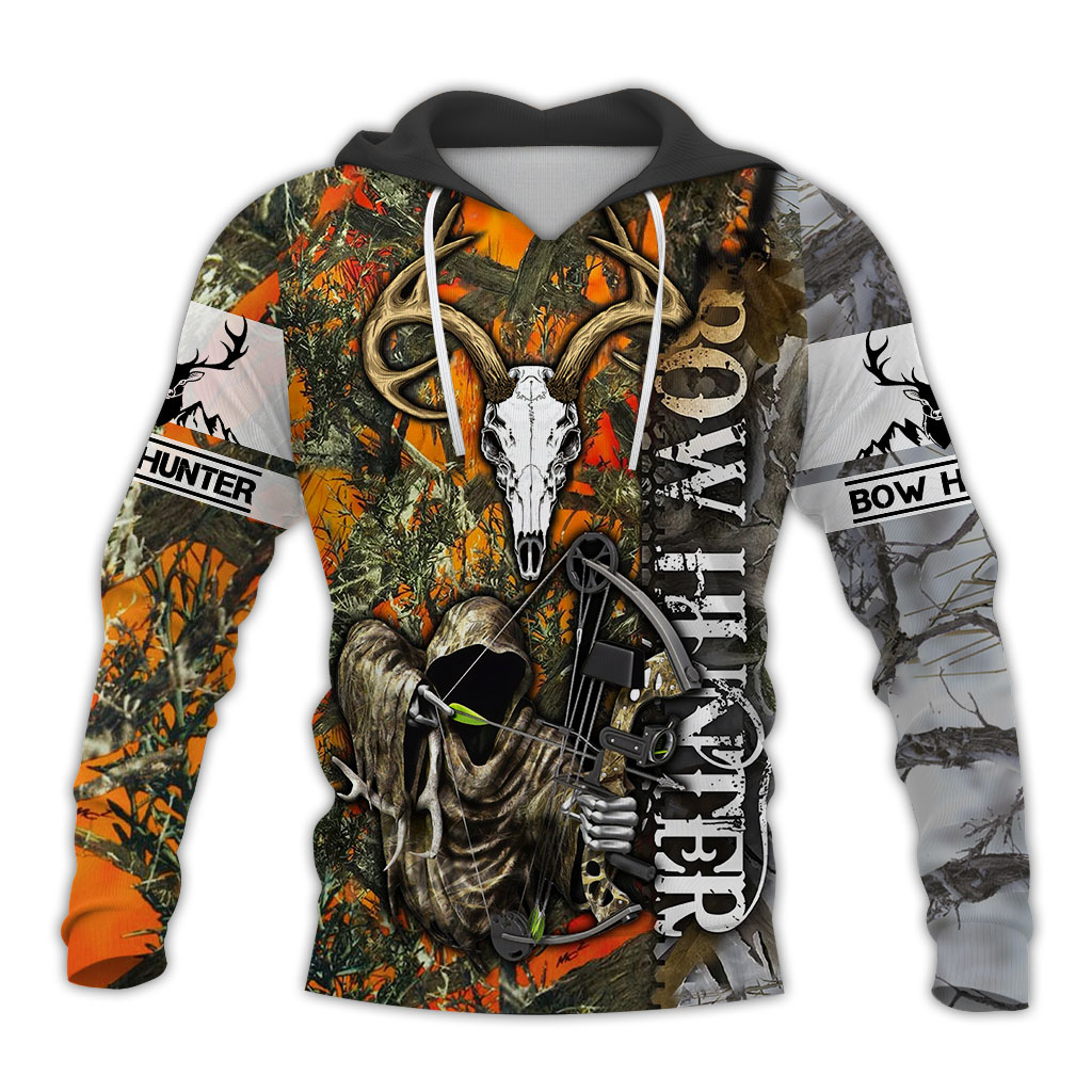 Awesome hoodie 3d all print Bow Hunting for Men and Women, T-Shirt, Zip Hoodies, Sweatshirt NQ447