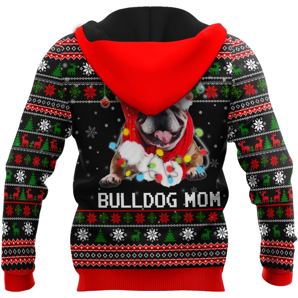 Awesome hoodie 3d all print Bulldog Mom hoodie for Men and Women, T-shirt, Zip Hoodies, Sweatshirt NQ237