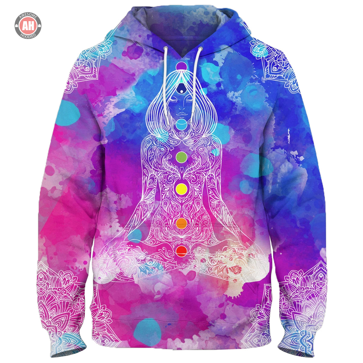 Awesome hoodie 3d all print Chakra Points Hoodie, Zip Hoodie NQ115