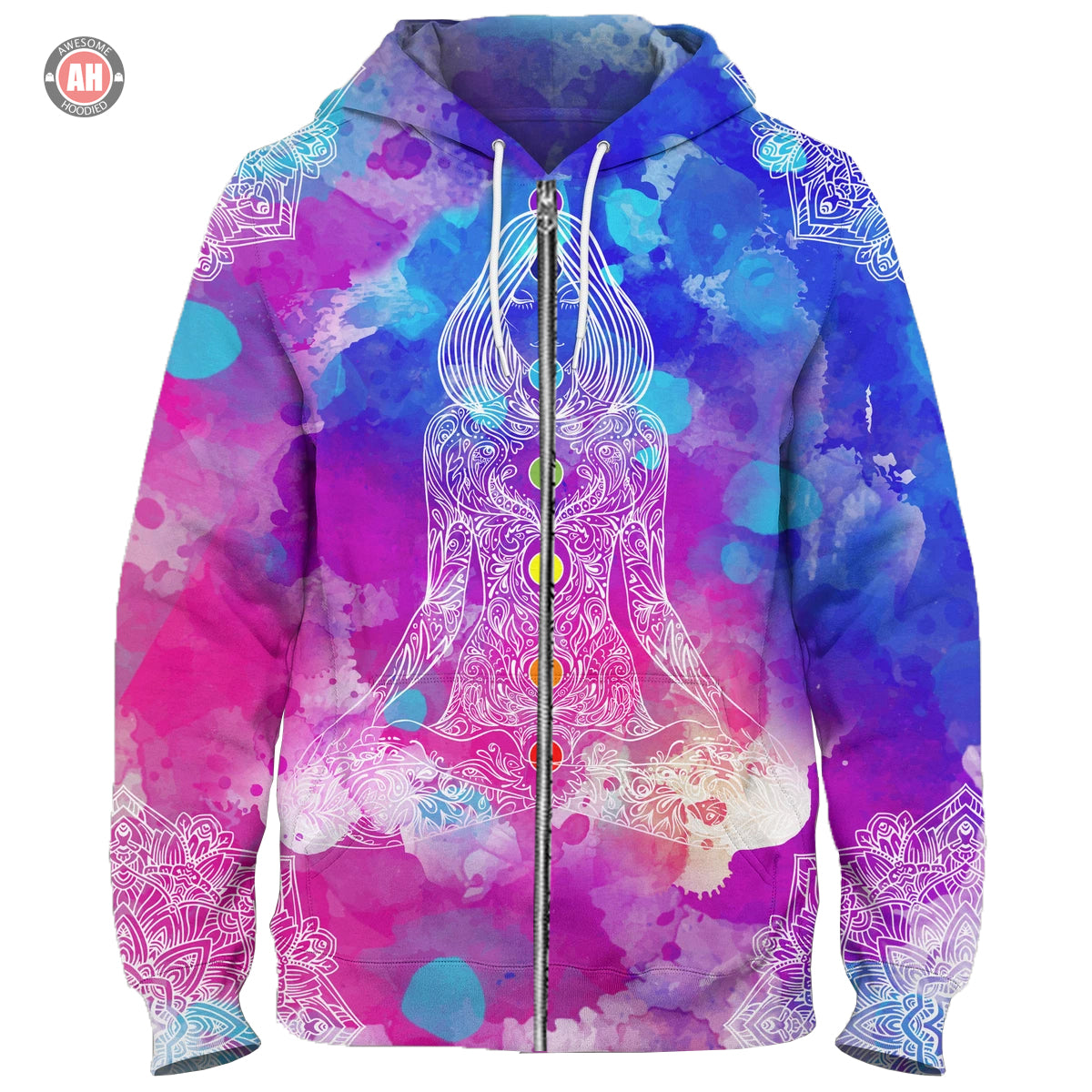 Awesome hoodie 3d all print Chakra Points Hoodie, Zip Hoodie NQ115