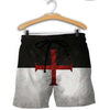 3D All Over Printed Knights Templar Flag Shirts and Shorts