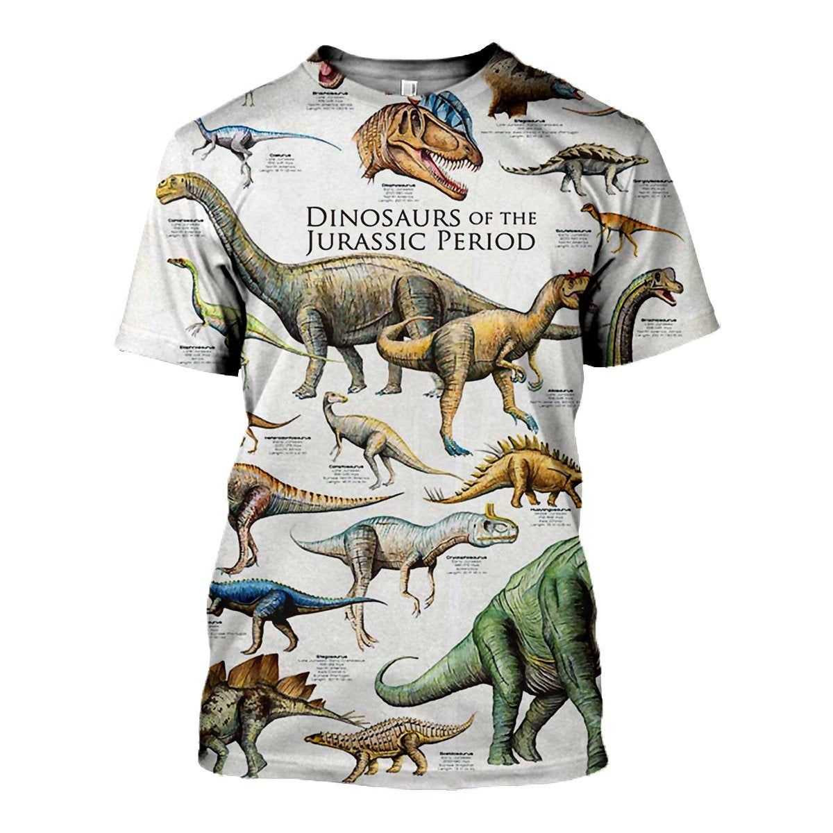 3D All Over Printed Dinosaurs Shirts and Shorts 2