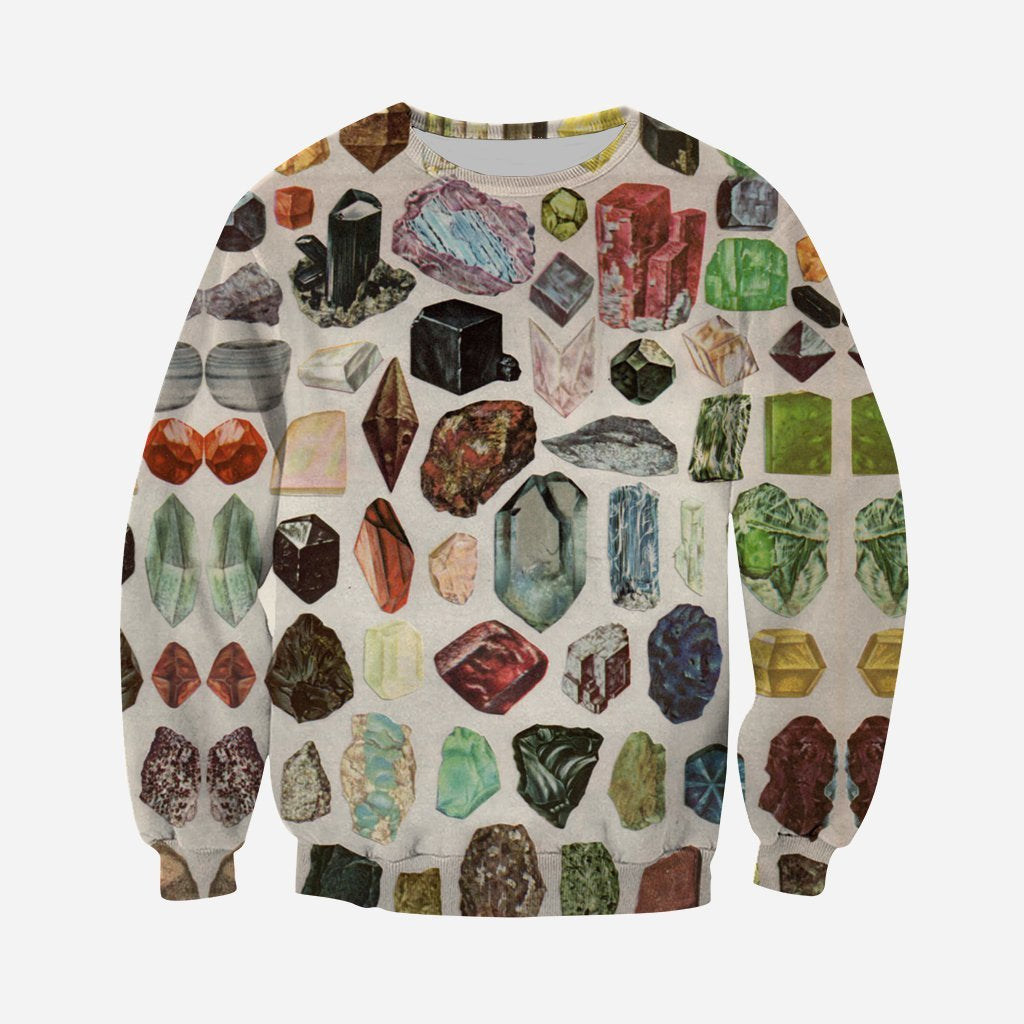 3D All Over Printed A Lot Of Gemstone Shirts and Shorts