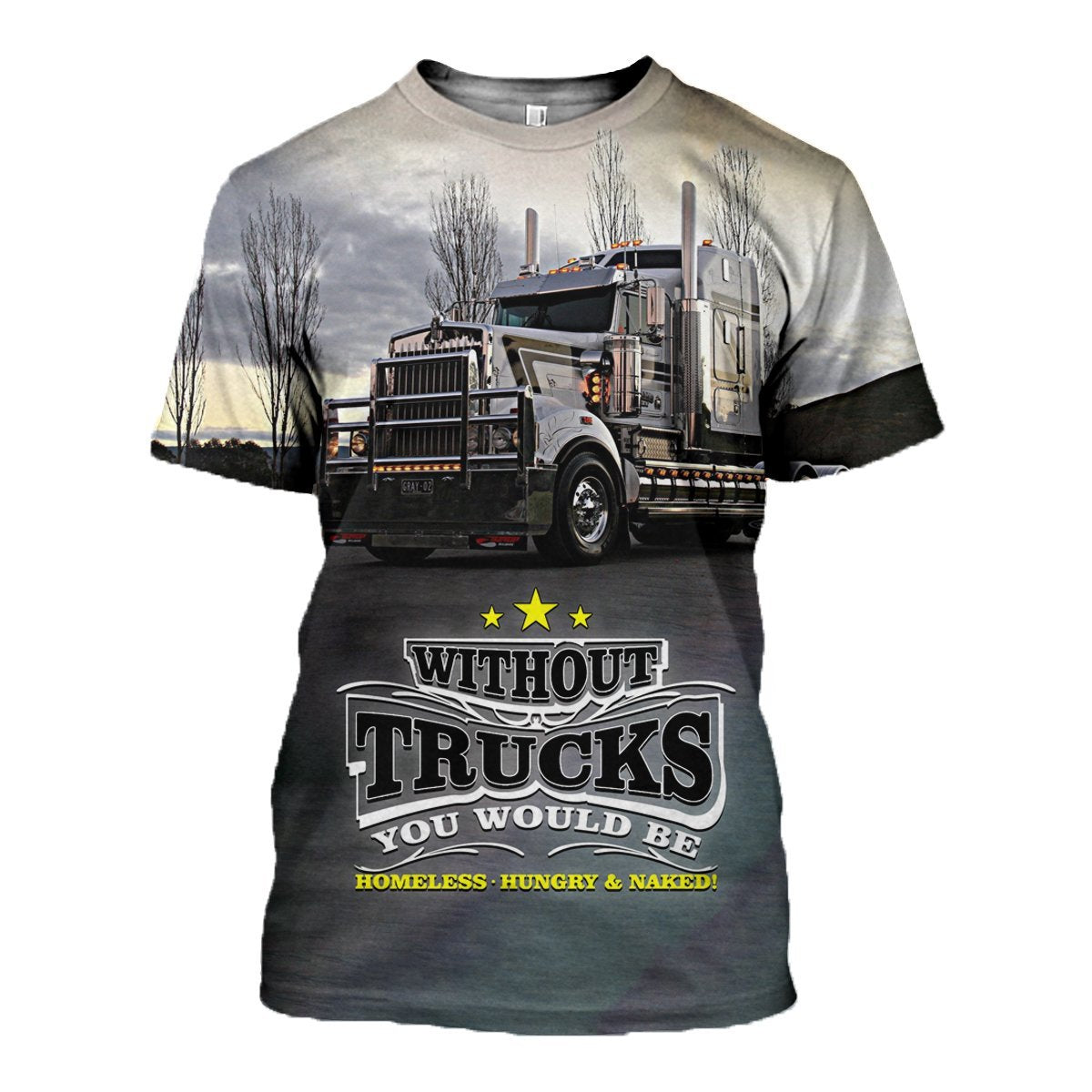 3D All Over Printed Truck Shirts and Shorts