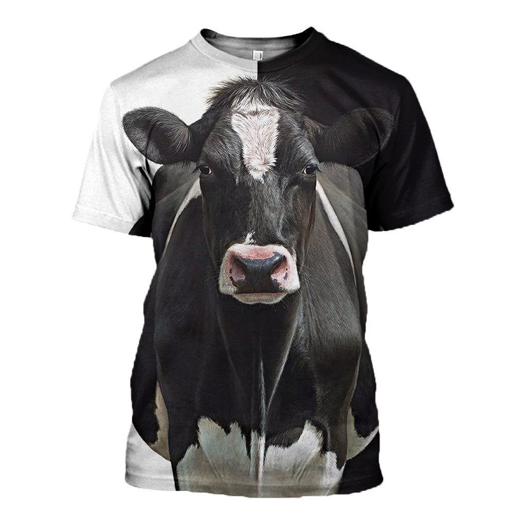 3D All Over Printed Dairy Cow Shirts and Shorts