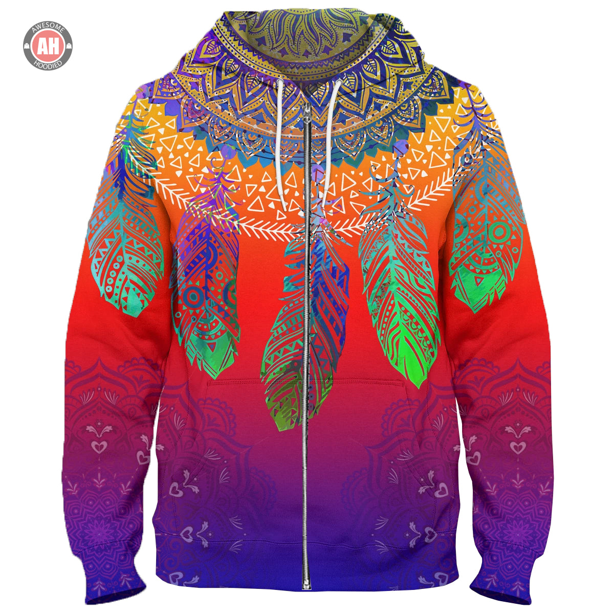Awesome hoodie 3d all print Colorfull Dreamcatcher Hoodie, Zip Hoodie NQ126