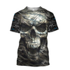 Awesome hoodie 3d all print Crazy Camo Skull for Men and Women, T-Shirt, Zip Hoodies, Sweatshirt NQ288