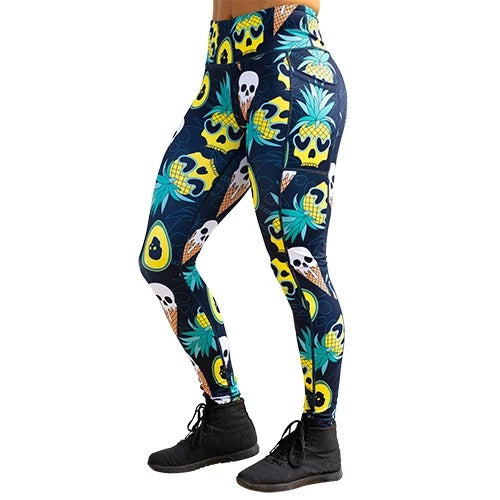 Awesome Hoodied - ICE CREAM SKULL Leggings - QK4009