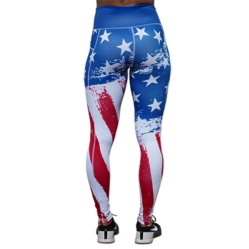 Awesome Hoodied - AMERICAN FLAG Leggings - QK4010