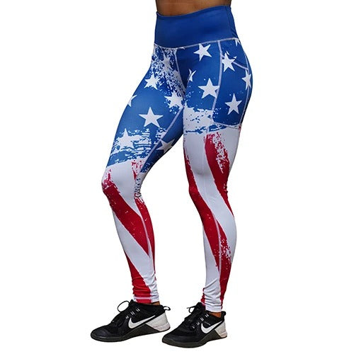 Awesome Hoodied - AMERICAN FLAG Leggings - QK4010