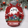 Awesome Hoodie Christmas Farmer for Men and Women HBC330