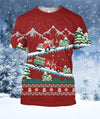 Awesome Hoodie Christmas Truck for Men and Women HBC327