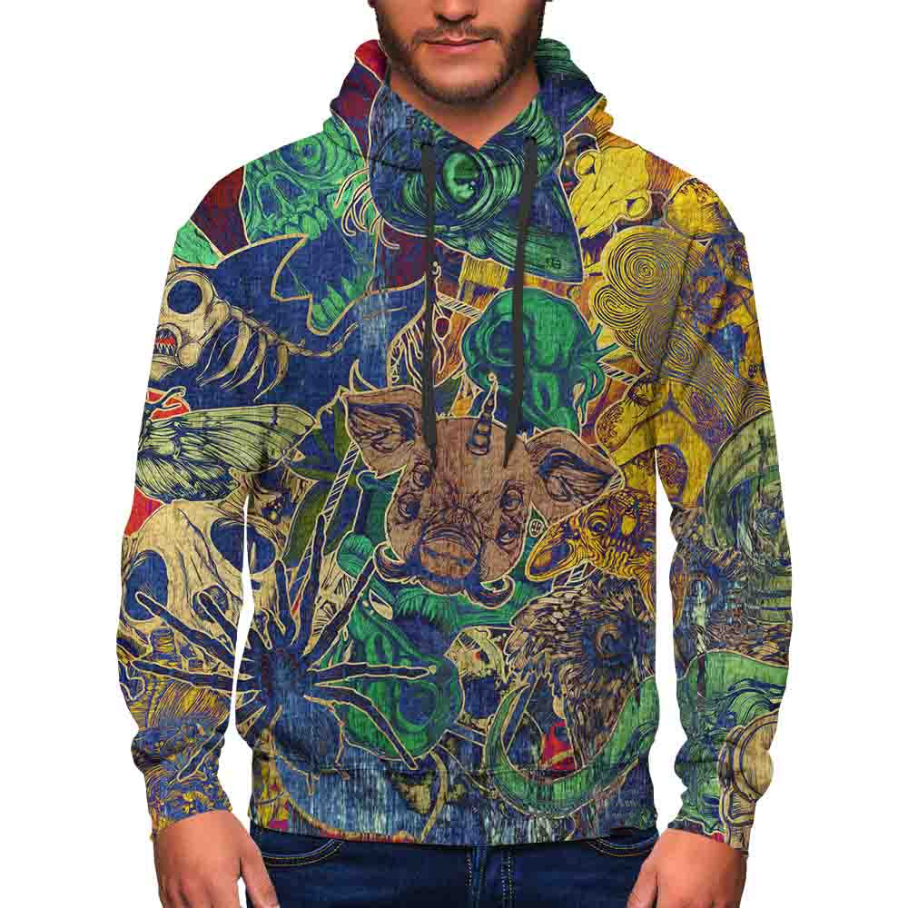 Awesome hoodie 3d all print Color Stickers hoodie for Men and Women, T-Shirt, Zip Hoodies, Sweatshirt NQ222