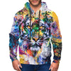 Awesome hoodie 3d all print Colorful Tiger hoodie for Men and Women, T-Shirt, Zip Hoodies, Sweatshirt NQ223