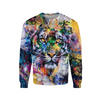 Awesome hoodie 3d all print Colorful Tiger hoodie for Men and Women, T-Shirt, Zip Hoodies, Sweatshirt NQ223