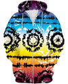 Awesome hoodie 3d all print Hippie Contour Motifs for Men and Women, T-Shirt, Zip Hoodies, Sweatshirt NQ361