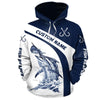Awesome hoodie 3D ALL Print Marlin Fishing -Men and Women Zip Hoodies- ND001
