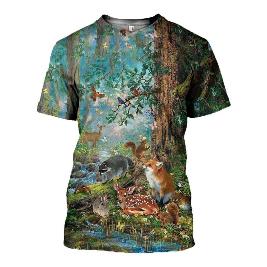 3D All Over Printed Wildlife Animals Clothes