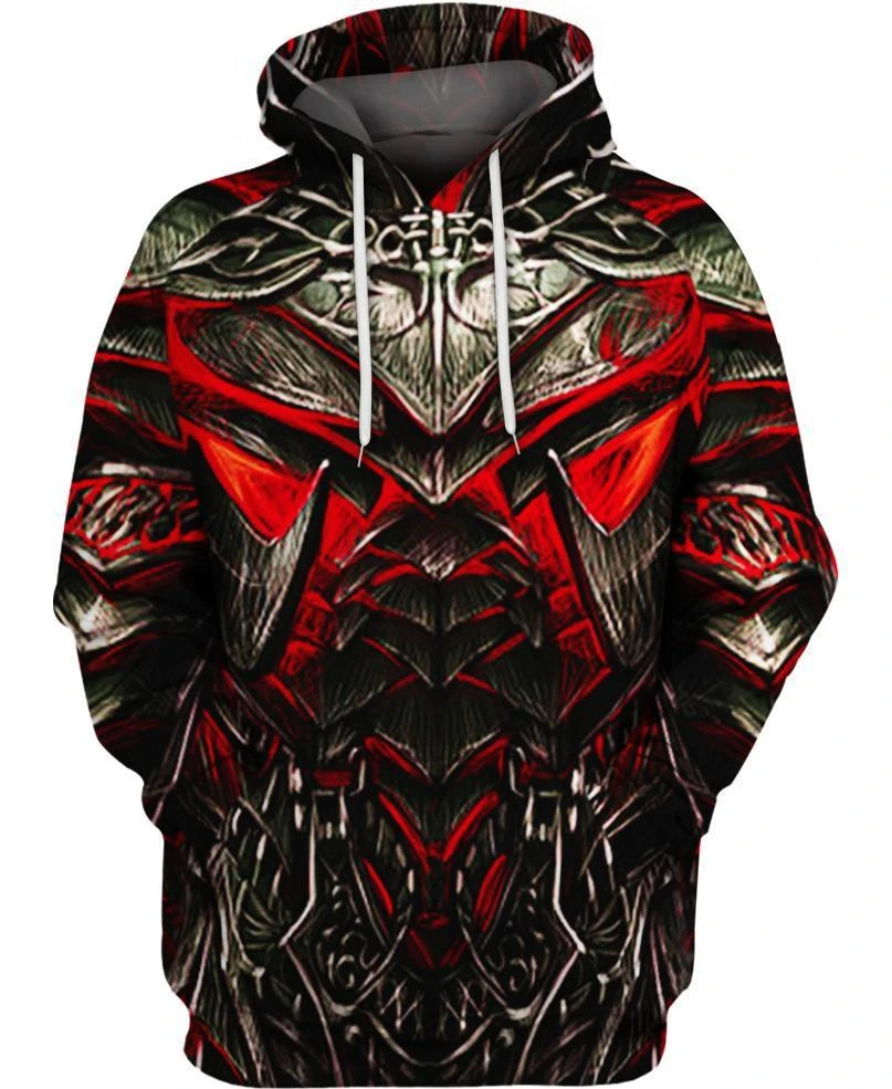 Awesome hoodie 3d all print Daedric Armor for Men and Women, T-Shirt, Zip Hoodies, Sweatshirt NQ303