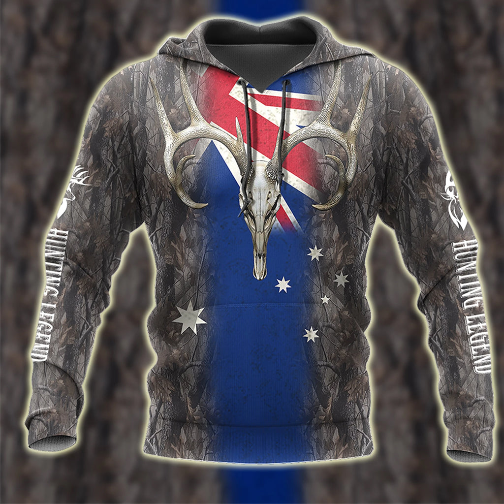 Awesome Hoodie Deer Hunting Australia Camo for Men and Women HBC228