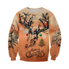 Awesome hoodie 3d all print Deer Skull Christmas for Men and Women, T-Shirt, Zip Hoodies, Sweatshirt NQ181