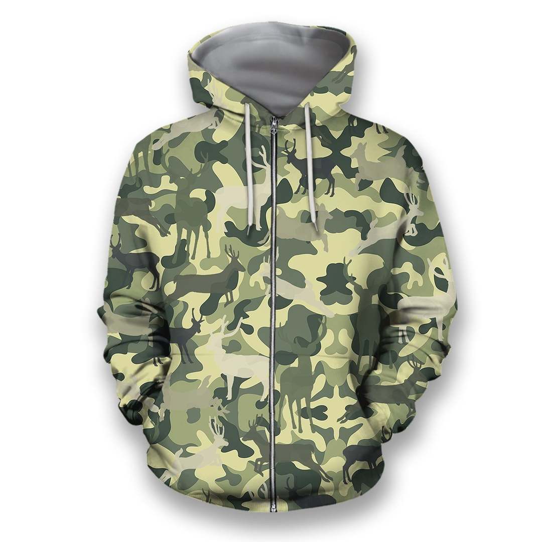 All Over Printed Deer Camo Shirts