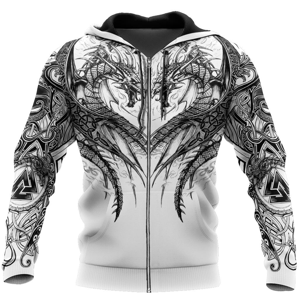 Awesome hoodie 3d all print Dragon Tatoo for Men and Women, T-Shirt, Zip Hoodies, Sweatshirt NQ0065