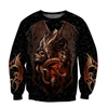 Awesome hoodie 3d all print Dragon Skull for Men and Women, T-Shirt, Zip Hoodies, Sweatshirt NQ457