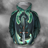 3D All Over Print Dragon Art 4