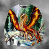 3D All Over Print Dragon Art 5