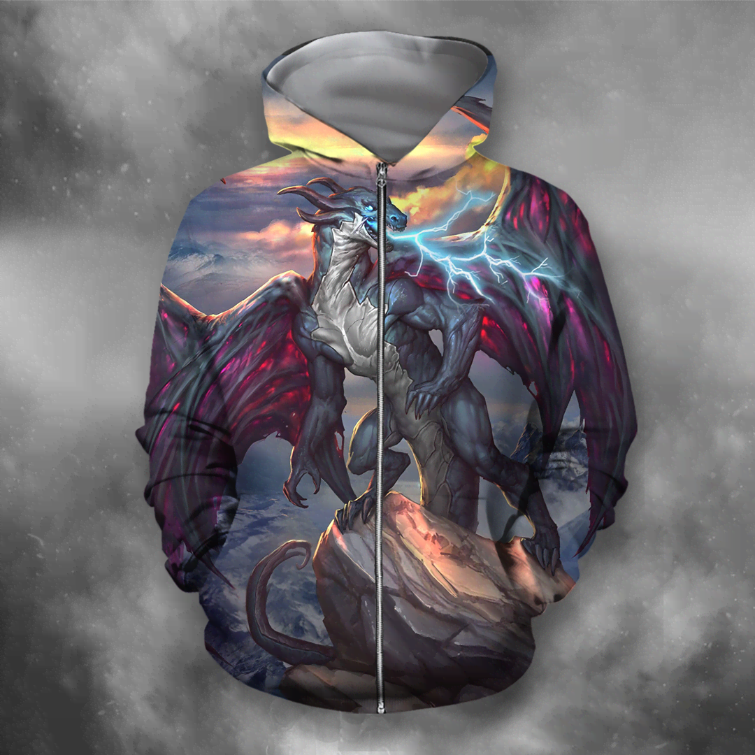 3D All Over Print Dragon Lighting