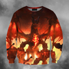3D All Over Print Dragon On Fire