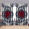 Awesome hoodied Dragon and Celtic Art Printed 3D Grommet Window Curtains NQC0025