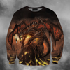 3D All Over Print Dragon On The Mountain